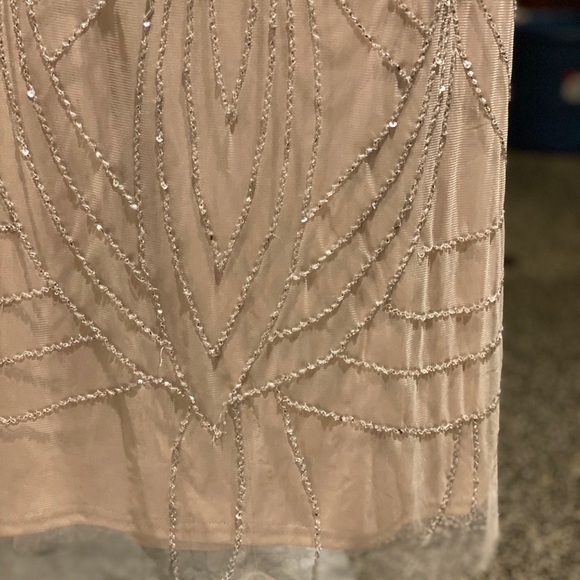 Adriana Papell Beaded Blouson Maxi Dress - Picture 7 of 8